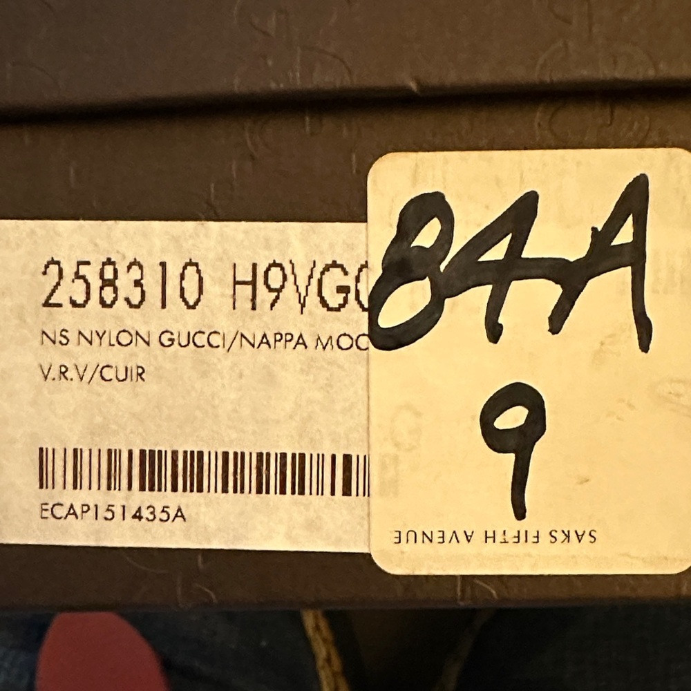 Gucci Iconic Web Red and Green Wedge Strap Women’s Flip Flop Sandals Size 9 - Picture 2 of 6